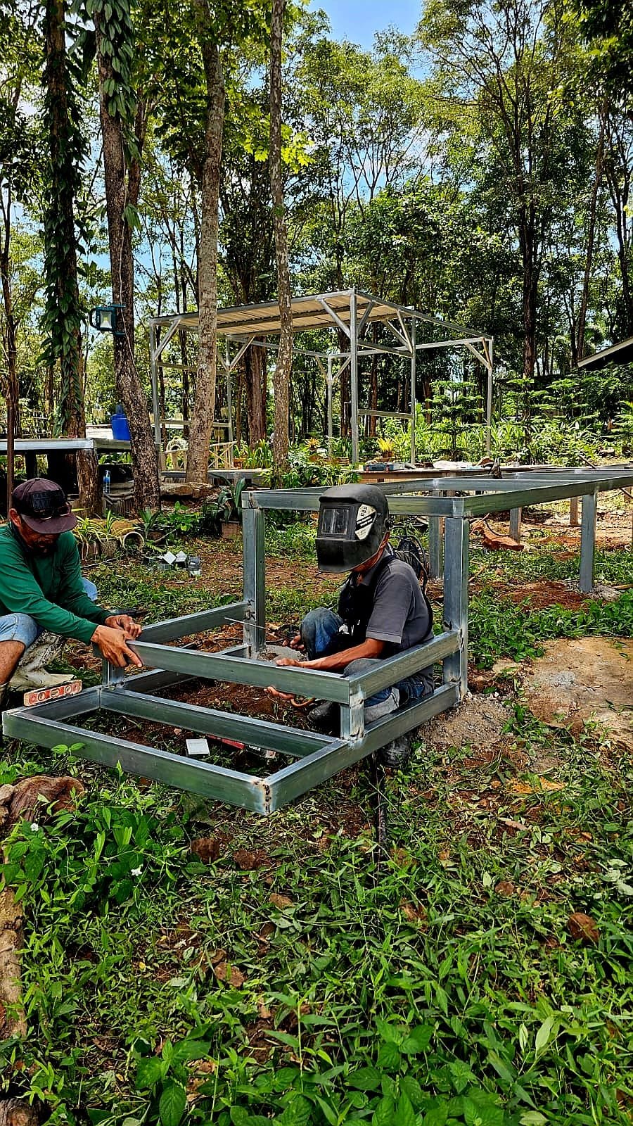 Landscaping at Gin Lom Chom Hill.